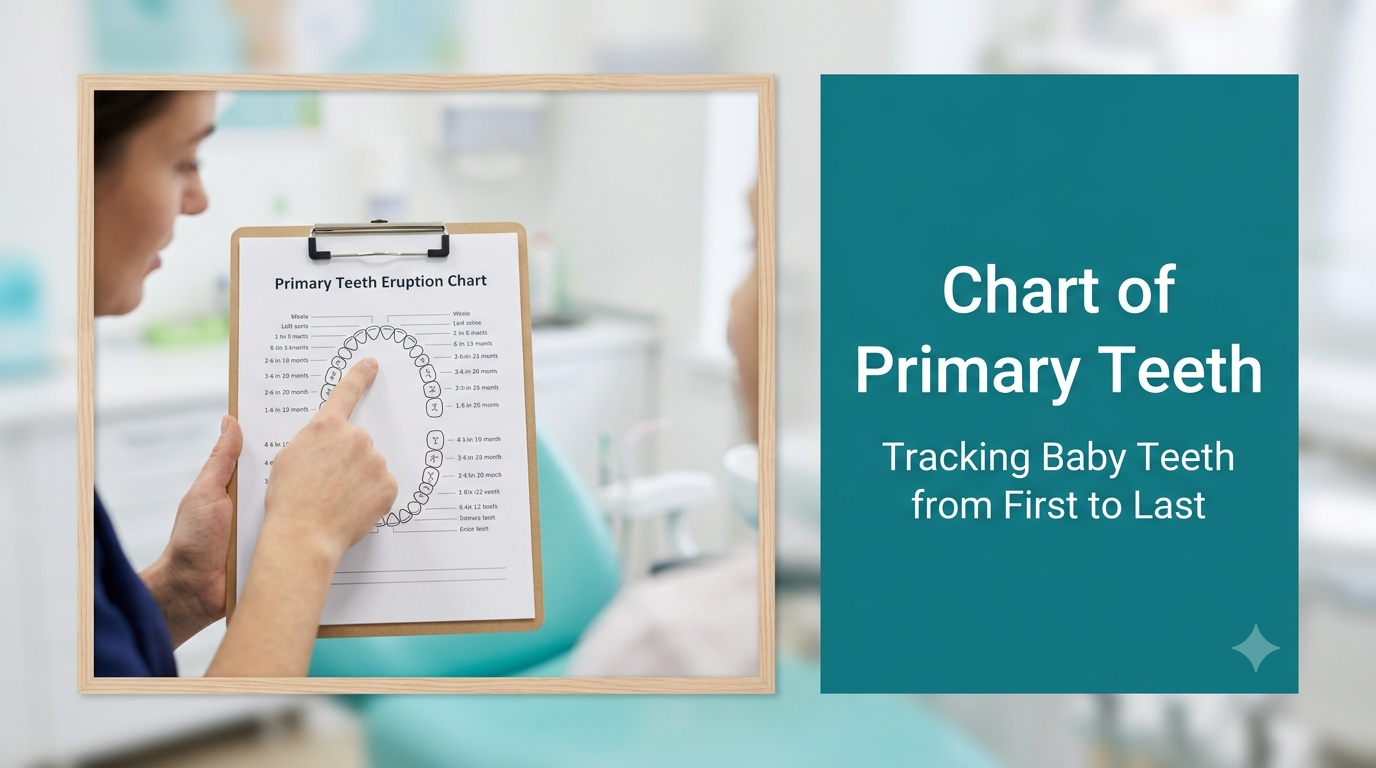 Chart of Primary Teeth: Tracking Baby Teeth from First to Last